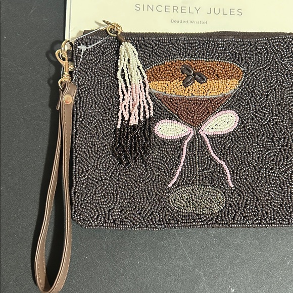 Sincerely Jules beaded expresso martini wristlet - Picture 3 of 3